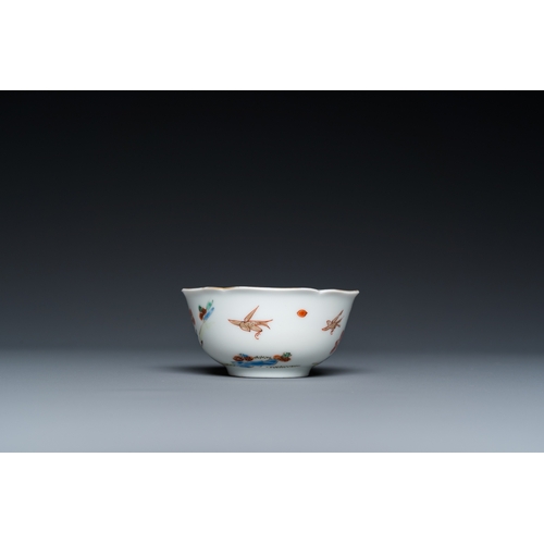 307 - A Chinese famille rose 'elephant rider' cup and saucer, YongzhengDia.: 10 cm (the saucer)Dia.: 6,5 c... 