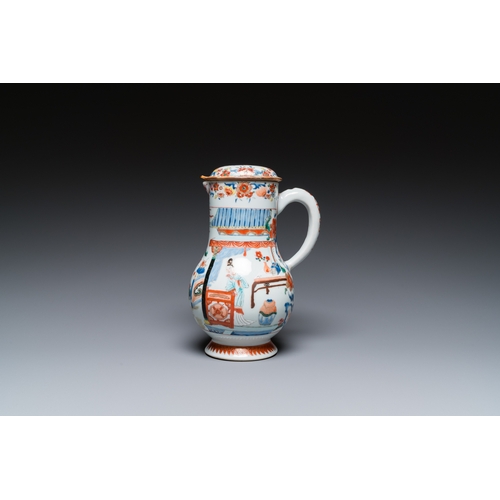 326 - A Chinese verte-Imari 'Xi Xiang Ji' ewer and cover, YongzhengH.: 22,5 cm - L.: 15,5 cm
 
 Provenance... 