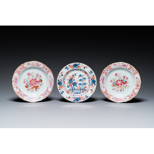 355 - A varied collection of Chinese porcelain, Kangxi/QianlongDia.: 26 cm - H.: 11 cm (the bowl)Dia.: 23,... 