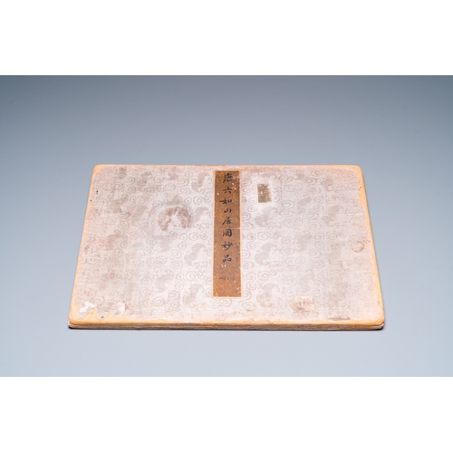 420 - Follower of Tang Yin åå¯ (1470-1524): 'Five landscapes and an album with two landscapes', ink and... 