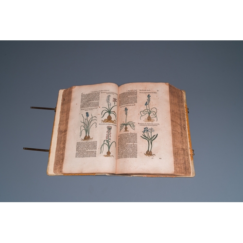 1254 - Dodoens, R.: 'Cruydt-boeck volghens sijne laetste verbeteringhe', 1644Dim.: 40 x 27,5 x 10 cm (outer... 