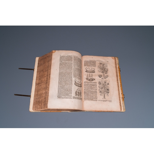 1254 - Dodoens, R.: 'Cruydt-boeck volghens sijne laetste verbeteringhe', 1644Dim.: 40 x 27,5 x 10 cm (outer... 