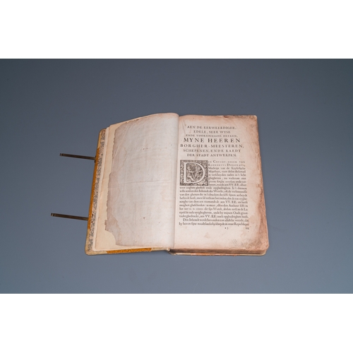 1254 - Dodoens, R.: 'Cruydt-boeck volghens sijne laetste verbeteringhe', 1644Dim.: 40 x 27,5 x 10 cm (outer... 