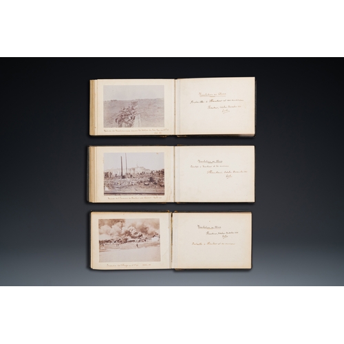 244 - Three albums with 66 photos about the Xinhai Revolution in Hankou, Wuchang and Hanyang in China, 191... 