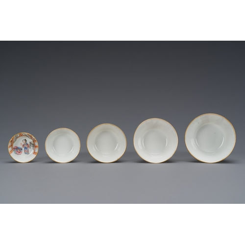 82 - A set of ten Chinese famille rose nesting bowls, Daoguang mark and of the periodDescription:Dia.: 10... 