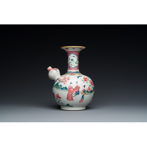 227 - A Chinese famille rose 'Xi Xiang Ji' kendi, YongzhengDescription:H.: 23,5 cm Provenance: - S. Marcha... 