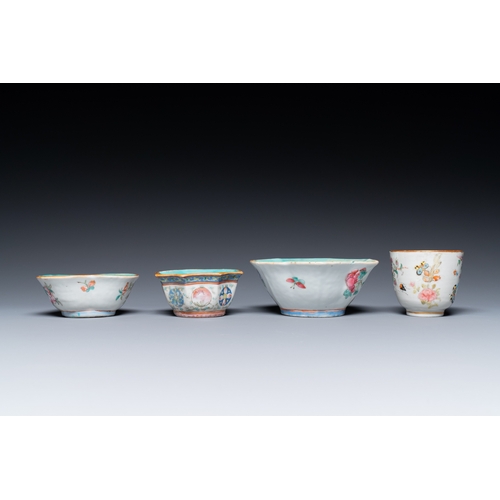 46 - A varied collection of Chinese porcelain, 18/19th C.Description:Dia.: 24,5 cm (the Canton monogramme... 