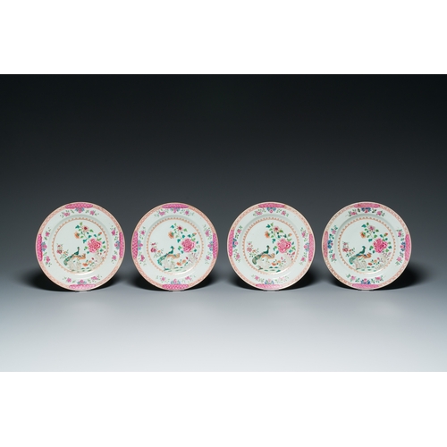 264 - Thirteen Chinese famille rose plates, Yongzheng/QianlongDescription:Dia.: 23,5 cm (the largest plate... 