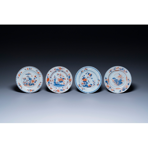 357 - Thirteen Chinese Imari-style plates, Kangxi/QianlongDescription:Dia.: 23,7 cm (the largest)Condition... 