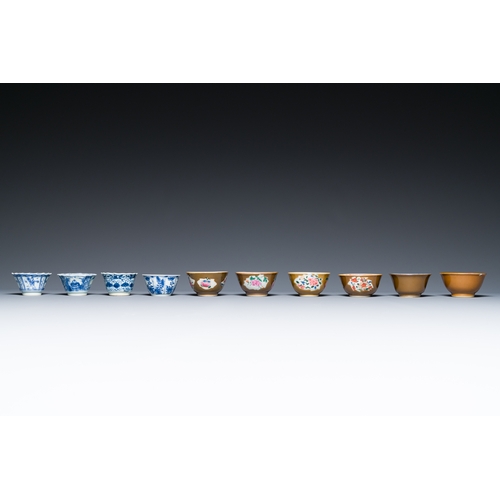 362 - A very extensive collection of Chinese cups and saucers, Kangxi and laterDescription:Dia.: 14 cm (th... 