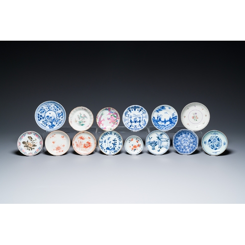 362 - A very extensive collection of Chinese cups and saucers, Kangxi and laterDescription:Dia.: 14 cm (th... 