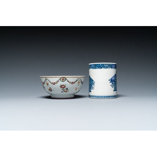 366 - An extensive and varied collection of Chinese porcelain, Yongzheng/QianlongDescription:Dia.: 23,5 cm... 