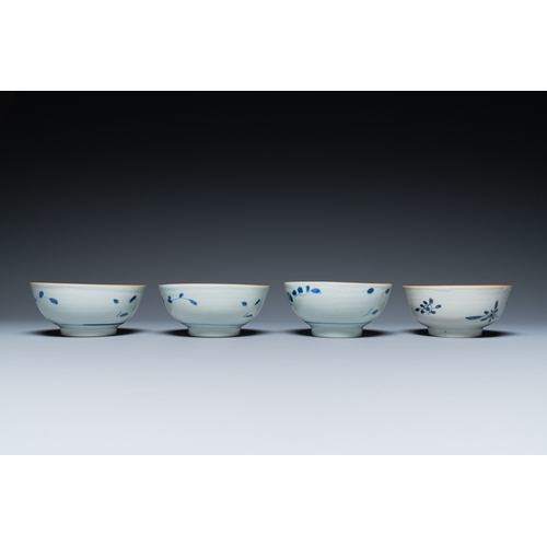 368 - A collection of Chinese Nanking Cargo shipwreck porcelain, QianlongDescription:Dia.: 22,5 cm - H.: 4... 