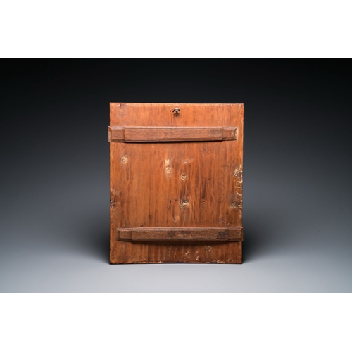 1119 - A large Russian 'Feasts' icon, 19th C.Description:Dim.: 54 x 45,5 cmCondition reports:Please contact... 