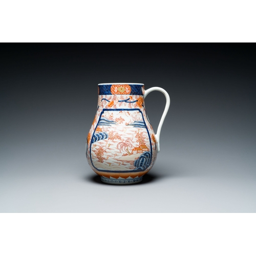 529 - A large Japanese Imari soy sauce vessel, Edo, 18th C.Description:H.: 24 cmCondition reports:Please c... 