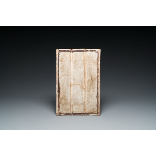 648 - A Chinese qianjiang cai plaque, signed Wang Qi çç¦, 20th C.Description:Dim.: 38 x 25,5 cmConditio... 