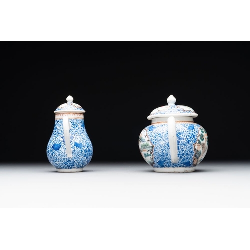 242 - A Chinese famille rose 20-piece tea service, Yongzheng/QianlongL.: 17,5 cm - H.: 8,4 cm (the teapot)... 