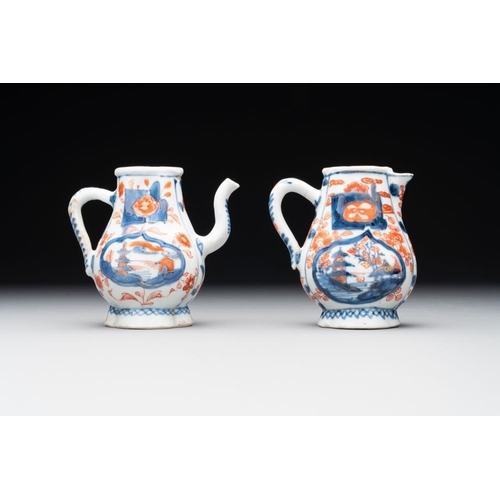 334 - A varied collection of fourteen Chinese Imari-style wares, Kangxi/QianlongDia.: 15 cm - H.: 6,8 cm (... 