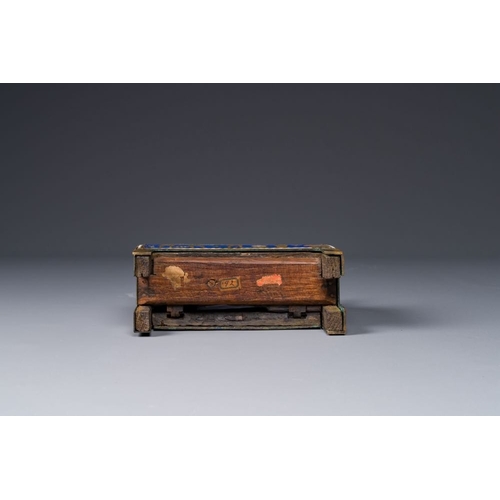 971 - A Limoges champleve enamel reliquary casket depicting the murder of Thomas Becket, France Dim.: 18 x... 