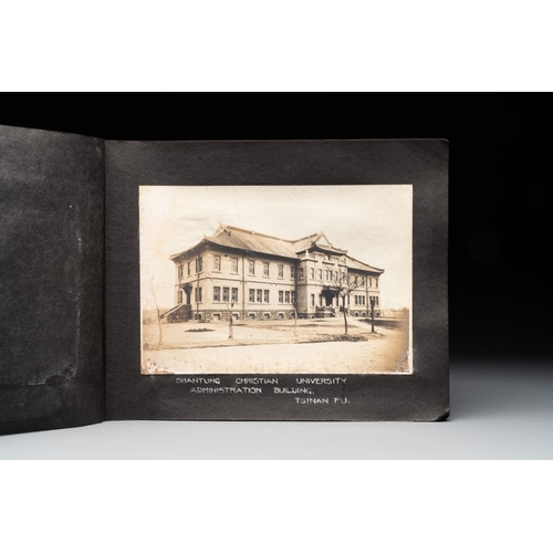 1012 - A photo album with the architectural inventory of the German enclave in Jinan (Tsinan Fou - Kai Feng... 