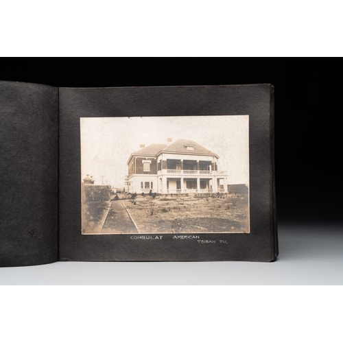 1012 - A photo album with the architectural inventory of the German enclave in Jinan (Tsinan Fou - Kai Feng... 