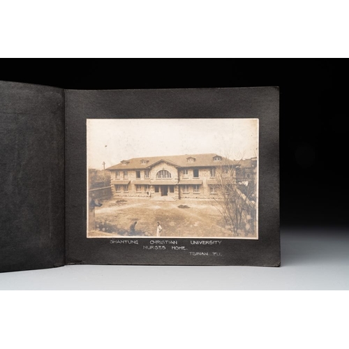 1012 - A photo album with the architectural inventory of the German enclave in Jinan (Tsinan Fou - Kai Feng... 