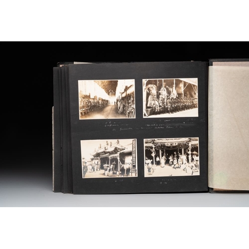 1013 - A photo album documenting the Huanggutun incident, prominent figures of China and sights of Beijing ... 