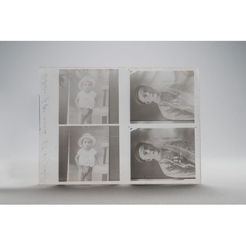 1016 - A collection of 83 wet-collodion portrait negatives on glass, China, 19th C.Dim.: 17,8 x 12,8 cm (ea... 