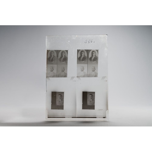 1016 - A collection of 83 wet-collodion portrait negatives on glass, China, 19th C.Dim.: 17,8 x 12,8 cm (ea... 