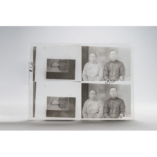 1016 - A collection of 83 wet-collodion portrait negatives on glass, China, 19th C.Dim.: 17,8 x 12,8 cm (ea... 