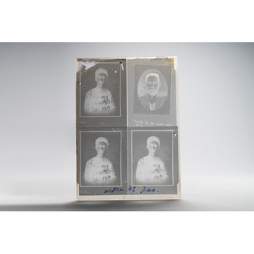 1016 - A collection of 83 wet-collodion portrait negatives on glass, China, 19th C.Dim.: 17,8 x 12,8 cm (ea... 