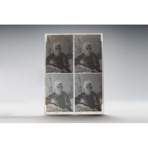 1016 - A collection of 83 wet-collodion portrait negatives on glass, China, 19th C.Dim.: 17,8 x 12,8 cm (ea... 