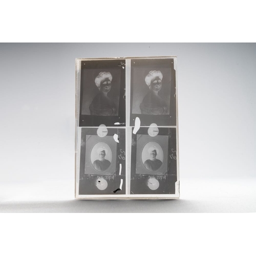 1016 - A collection of 83 wet-collodion portrait negatives on glass, China, 19th C.Dim.: 17,8 x 12,8 cm (ea... 