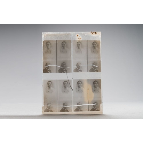 1016 - A collection of 83 wet-collodion portrait negatives on glass, China, 19th C.Dim.: 17,8 x 12,8 cm (ea... 