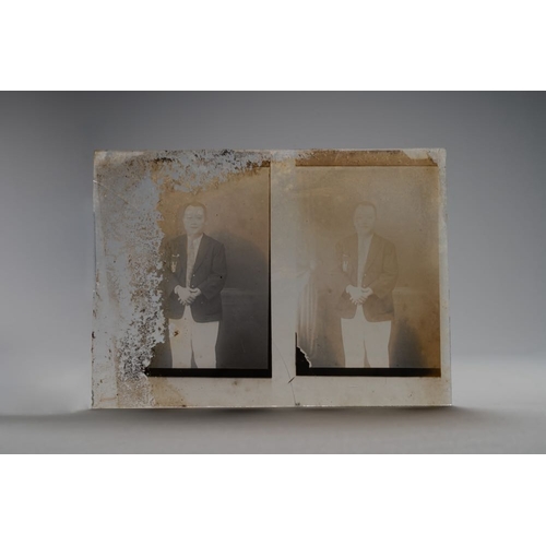 1016 - A collection of 83 wet-collodion portrait negatives on glass, China, 19th C.Dim.: 17,8 x 12,8 cm (ea... 