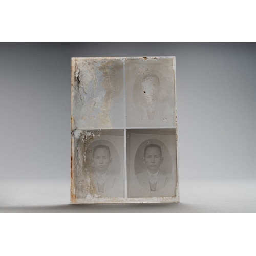 1016 - A collection of 83 wet-collodion portrait negatives on glass, China, 19th C.Dim.: 17,8 x 12,8 cm (ea... 