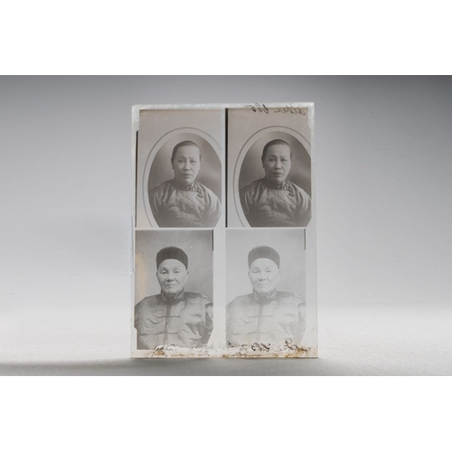 1016 - A collection of 83 wet-collodion portrait negatives on glass, China, 19th C.Dim.: 17,8 x 12,8 cm (ea... 