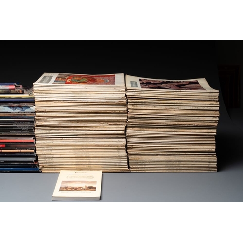 1090 - A large collection of 274 magazines and catalogues on European arts, incl. Sotheby's and Christie's,... 