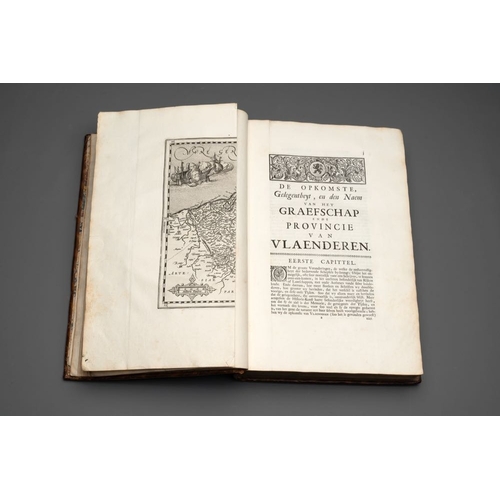 1105 - Chronyke van Vlaenderen, a chronicle of Flanders in three volumes, Flanders, 1726-1736Dim.: 36 x 24,... 