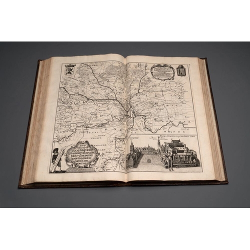 1106 - Verheerlykt Vlaandre, Flandria Illustrata, an illustrated chronicle of Flanders in three tomes and t... 