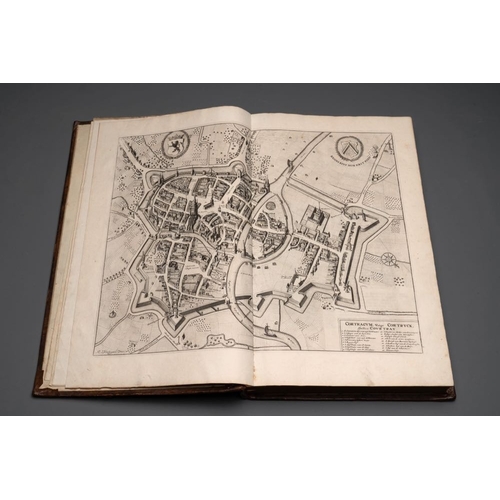 1106 - Verheerlykt Vlaandre, Flandria Illustrata, an illustrated chronicle of Flanders in three tomes and t... 