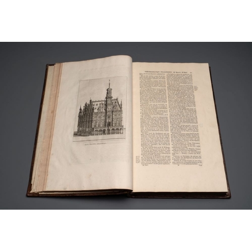 1106 - Verheerlykt Vlaandre, Flandria Illustrata, an illustrated chronicle of Flanders in three tomes and t... 