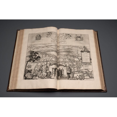 1106 - Verheerlykt Vlaandre, Flandria Illustrata, an illustrated chronicle of Flanders in three tomes and t... 