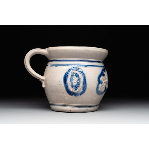 1167 - A varied collection of 10 Westerwald stoneware jugs, 17th C. and laterH.: 29,5 cm (the tallest)H.: 1... 