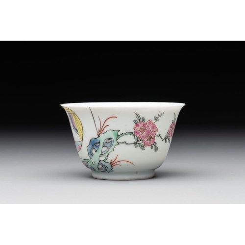 227 - A fine Chinese famille rose 'Xi Xiang Ji' cup and saucer, YongzhengDia.: 11,3 cm (the saucer)Dia.: 6... 