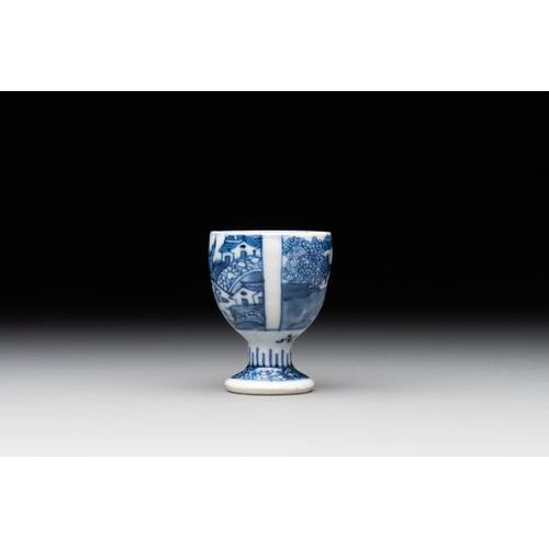 426 - A collection of 22 Chinese blue and white wares, Ruo Shen Zhen Cang mark, 19/20th C.Dia.: 8,8 cm - H... 