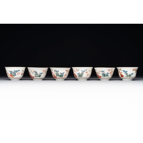 535 - A varied collection of 22 Japanese Imari wares, 17/19th C.Dia.: 22 cm (the largest plate)Dia.: 20,2 ... 