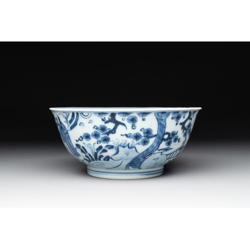 947 - A Chinese blue and white 'immortals' bowl, Yongzheng/QianlongDia.: 17,8 cm - H.: 7,8 cm
... 