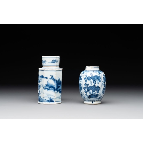 966 - A collection of 22 Chinese blue, white and polychrome wares, Yongzheng and Ruo Shen Zhen Cang mark, ... 