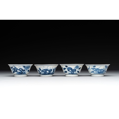 966 - A collection of 22 Chinese blue, white and polychrome wares, Yongzheng and Ruo Shen Zhen Cang mark, ... 